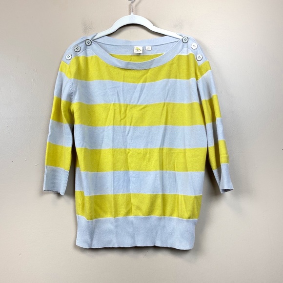Anthropologie Sweaters - Anthropologie little yellow bird cashmere sweater